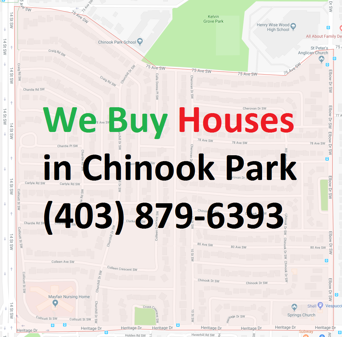 We Buy Houses Chinook Park Calgary